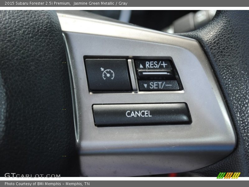 Jasmine Green Metallic / Gray 2015 Subaru Forester 2.5i Premium