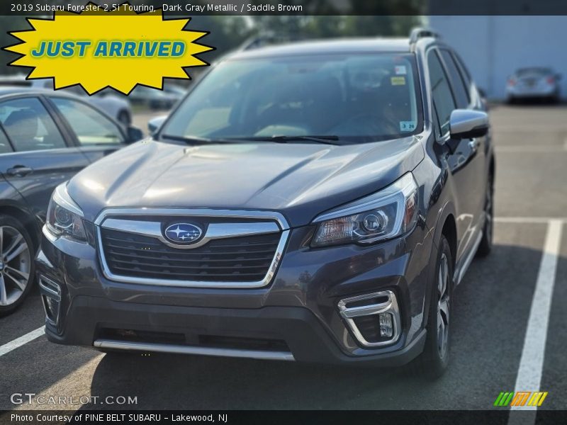 Dark Gray Metallic / Saddle Brown 2019 Subaru Forester 2.5i Touring