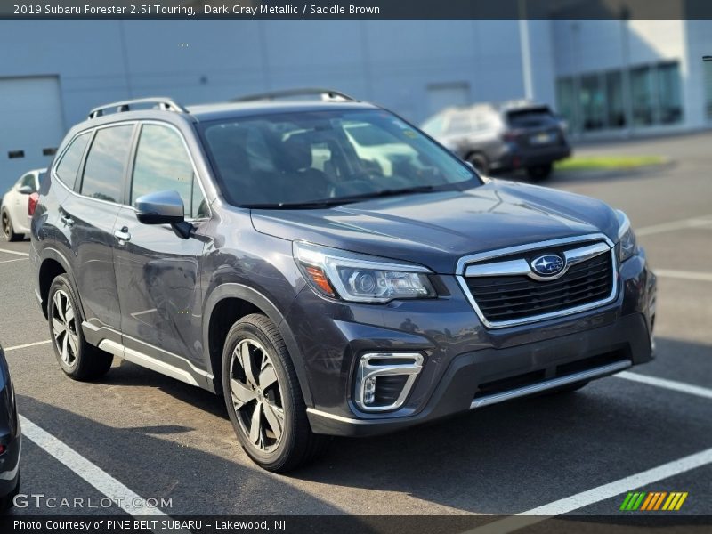 Dark Gray Metallic / Saddle Brown 2019 Subaru Forester 2.5i Touring