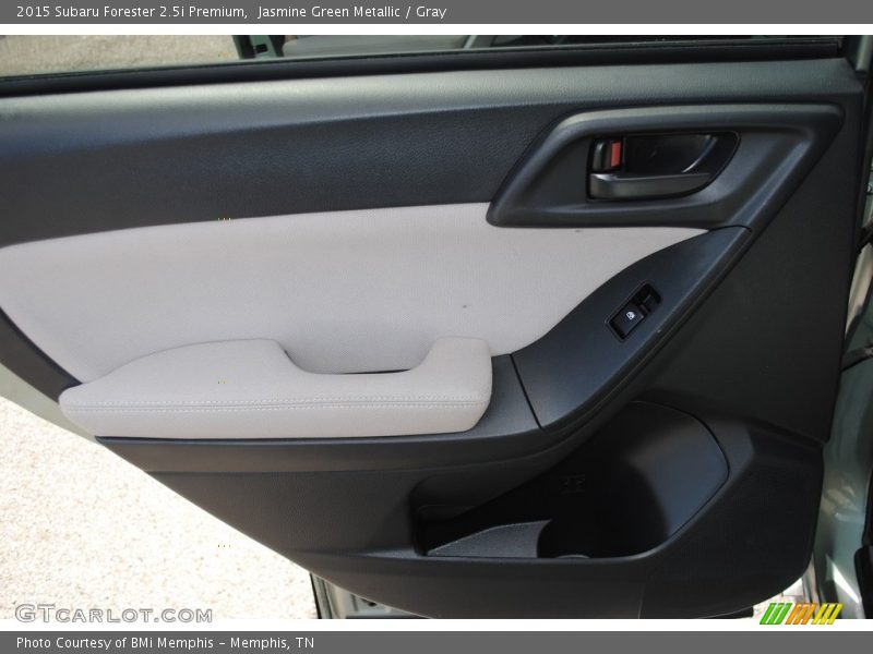 Jasmine Green Metallic / Gray 2015 Subaru Forester 2.5i Premium