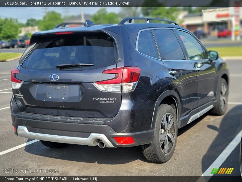 Dark Gray Metallic / Saddle Brown 2019 Subaru Forester 2.5i Touring