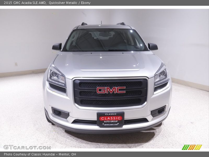 Quicksilver Metallic / Ebony 2015 GMC Acadia SLE AWD