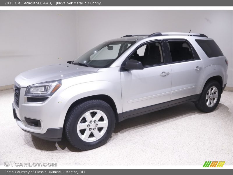 Quicksilver Metallic / Ebony 2015 GMC Acadia SLE AWD