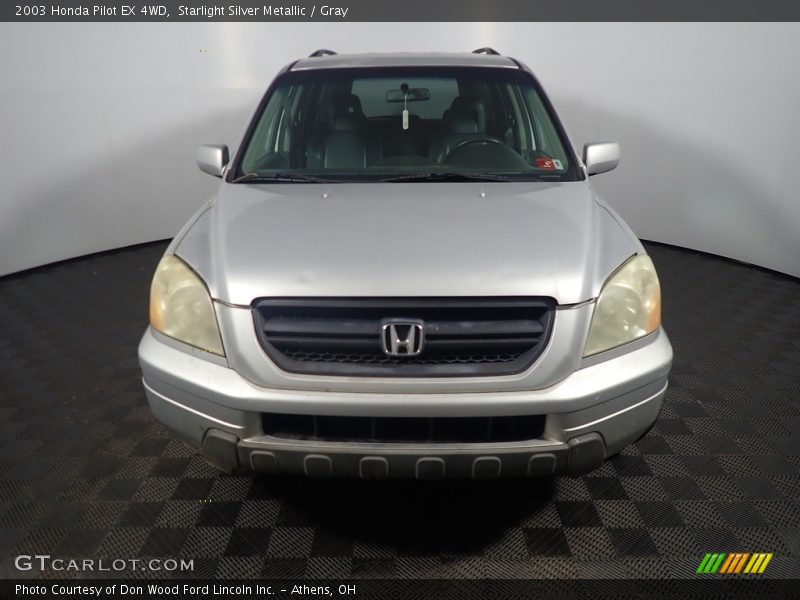 Starlight Silver Metallic / Gray 2003 Honda Pilot EX 4WD