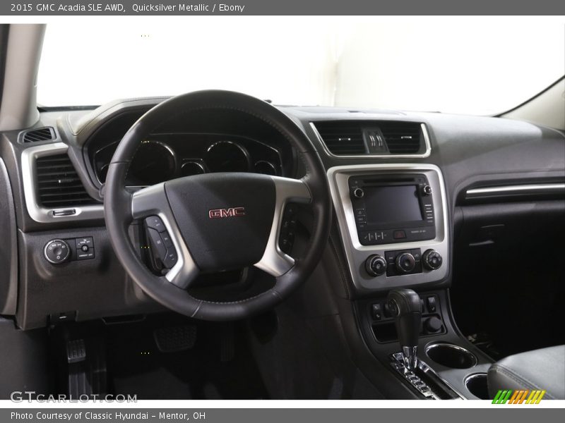 Quicksilver Metallic / Ebony 2015 GMC Acadia SLE AWD