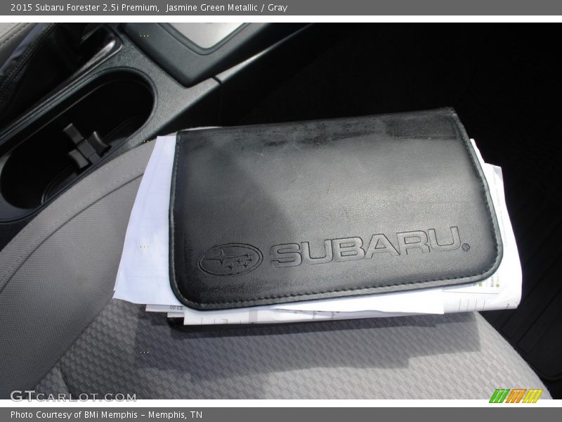 Jasmine Green Metallic / Gray 2015 Subaru Forester 2.5i Premium