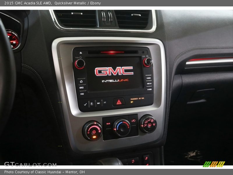 Quicksilver Metallic / Ebony 2015 GMC Acadia SLE AWD