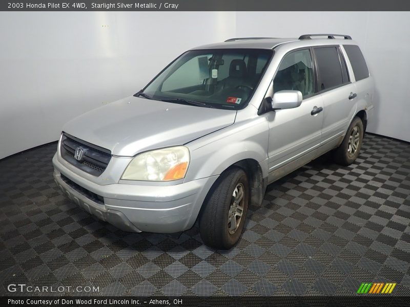 Starlight Silver Metallic / Gray 2003 Honda Pilot EX 4WD