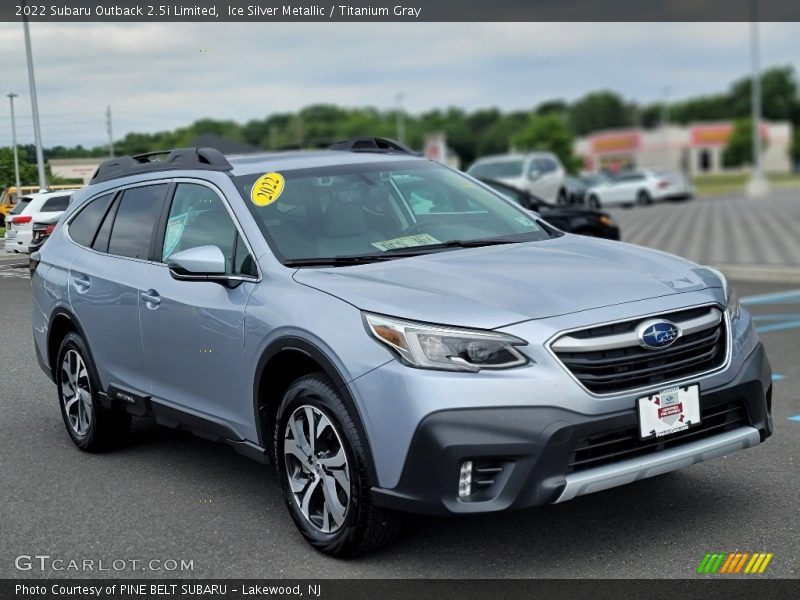 Ice Silver Metallic / Titanium Gray 2022 Subaru Outback 2.5i Limited