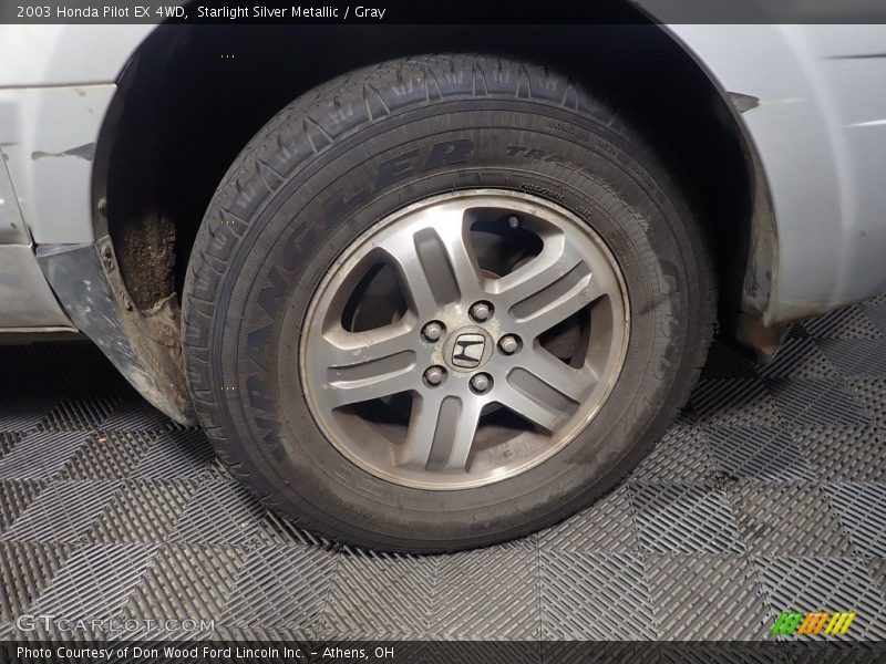 Starlight Silver Metallic / Gray 2003 Honda Pilot EX 4WD