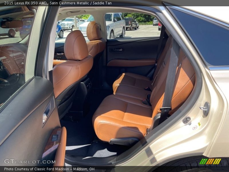 Satin Cashmere Metallic / Saddle Tan 2015 Lexus RX 350 AWD