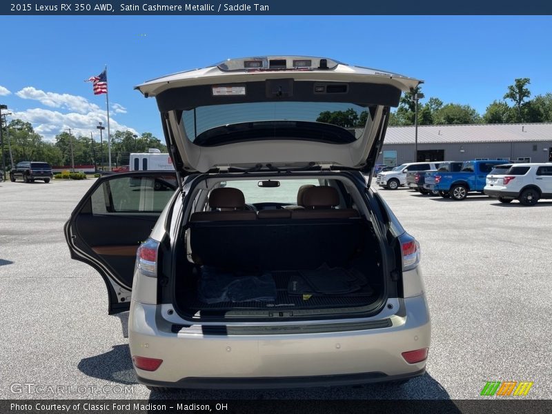 Satin Cashmere Metallic / Saddle Tan 2015 Lexus RX 350 AWD