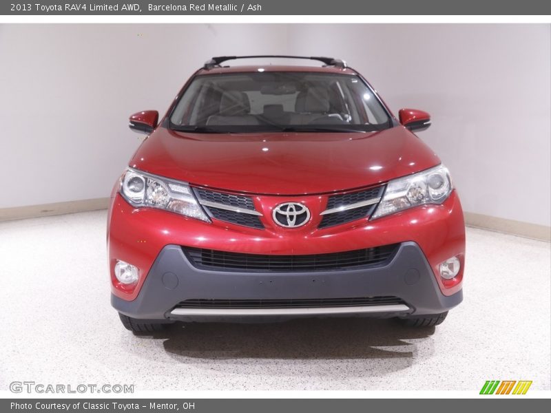 Barcelona Red Metallic / Ash 2013 Toyota RAV4 Limited AWD