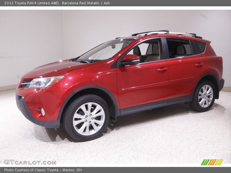 Barcelona Red Metallic / Ash 2013 Toyota RAV4 Limited AWD