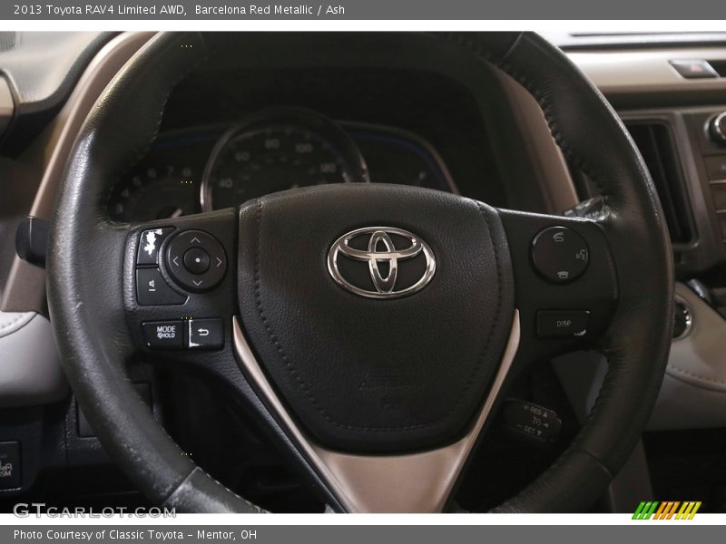 Barcelona Red Metallic / Ash 2013 Toyota RAV4 Limited AWD