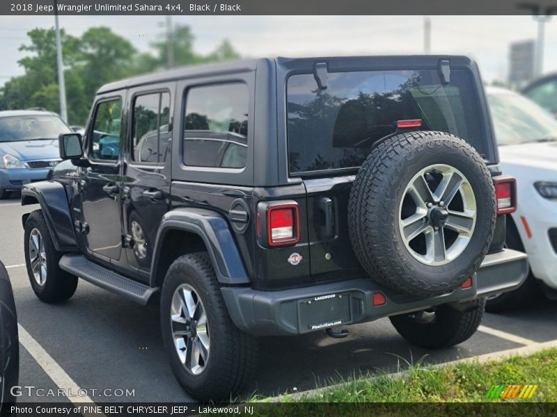 Black / Black 2018 Jeep Wrangler Unlimited Sahara 4x4