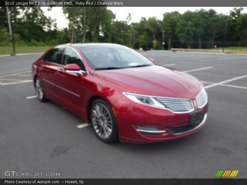 Ruby Red / Charcoal Black 2013 Lincoln MKZ 2.0L EcoBoost FWD