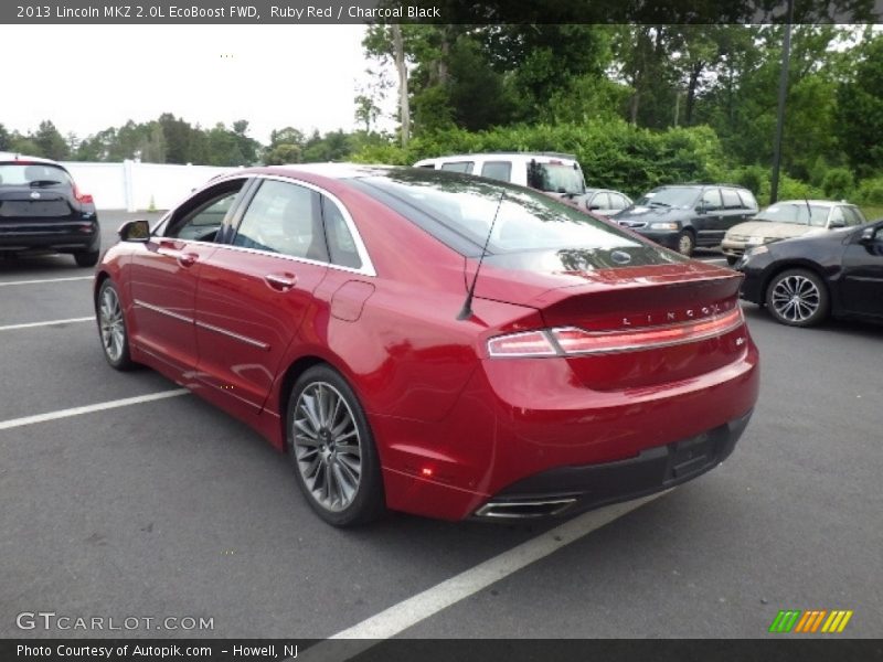 Ruby Red / Charcoal Black 2013 Lincoln MKZ 2.0L EcoBoost FWD