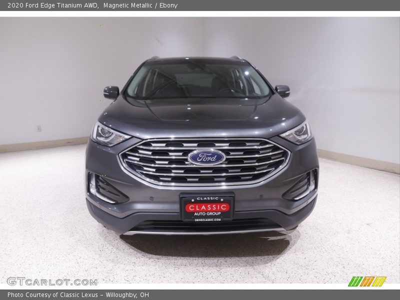 Magnetic Metallic / Ebony 2020 Ford Edge Titanium AWD