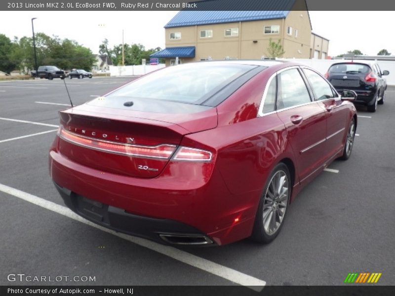 Ruby Red / Charcoal Black 2013 Lincoln MKZ 2.0L EcoBoost FWD