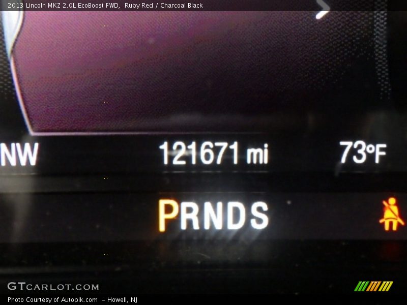 Ruby Red / Charcoal Black 2013 Lincoln MKZ 2.0L EcoBoost FWD