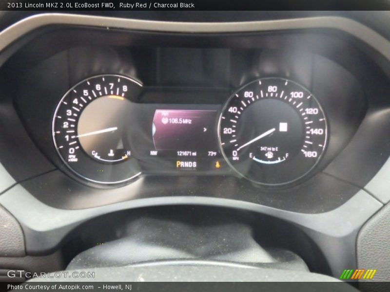 Ruby Red / Charcoal Black 2013 Lincoln MKZ 2.0L EcoBoost FWD