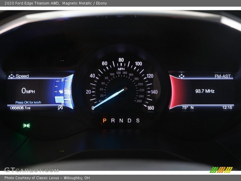 Magnetic Metallic / Ebony 2020 Ford Edge Titanium AWD