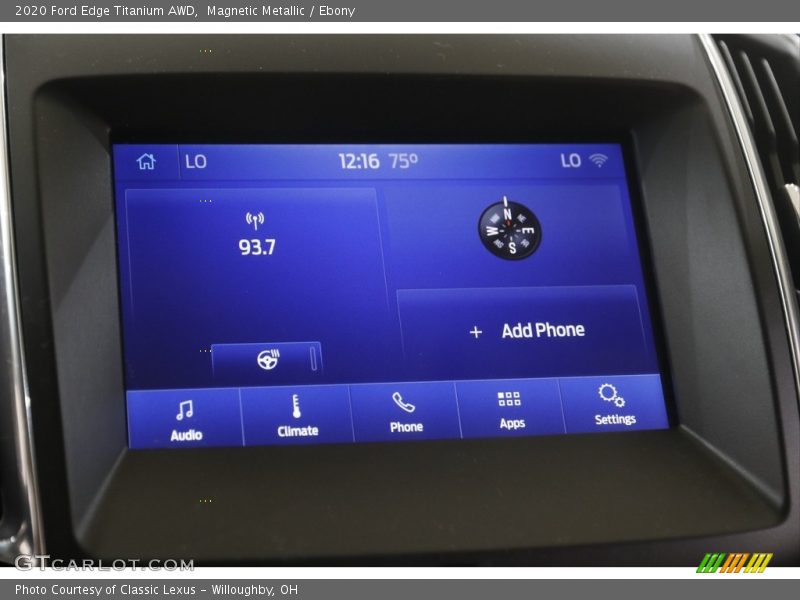 Magnetic Metallic / Ebony 2020 Ford Edge Titanium AWD