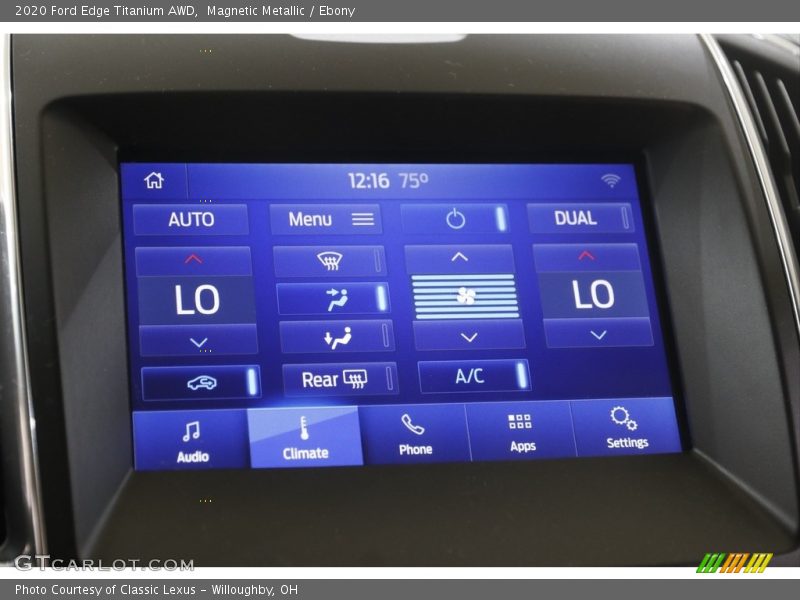 Magnetic Metallic / Ebony 2020 Ford Edge Titanium AWD