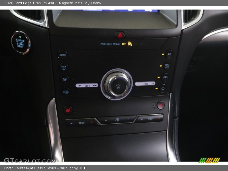 Magnetic Metallic / Ebony 2020 Ford Edge Titanium AWD