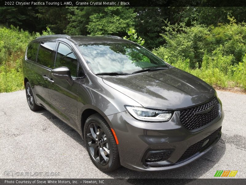 Granite Crystal Metallic / Black 2022 Chrysler Pacifica Touring L AWD