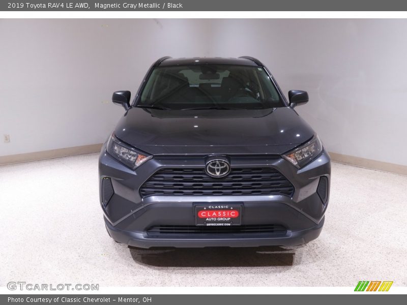 Magnetic Gray Metallic / Black 2019 Toyota RAV4 LE AWD