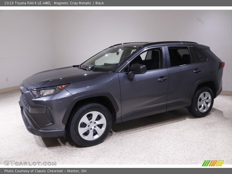 Magnetic Gray Metallic / Black 2019 Toyota RAV4 LE AWD