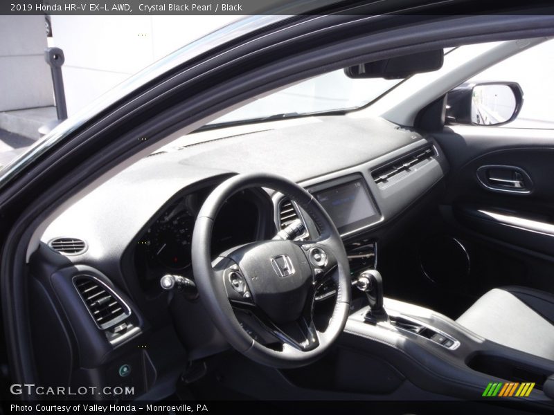 Crystal Black Pearl / Black 2019 Honda HR-V EX-L AWD
