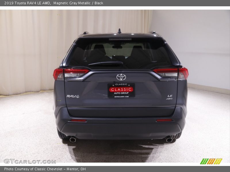 Magnetic Gray Metallic / Black 2019 Toyota RAV4 LE AWD