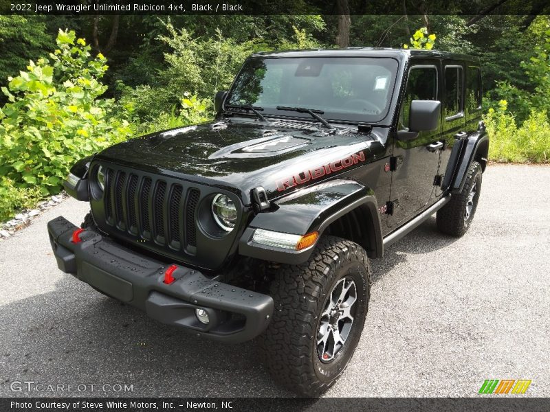 Black / Black 2022 Jeep Wrangler Unlimited Rubicon 4x4