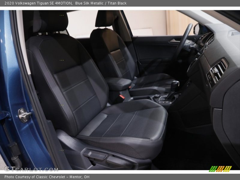 Blue Silk Metallic / Titan Black 2020 Volkswagen Tiguan SE 4MOTION