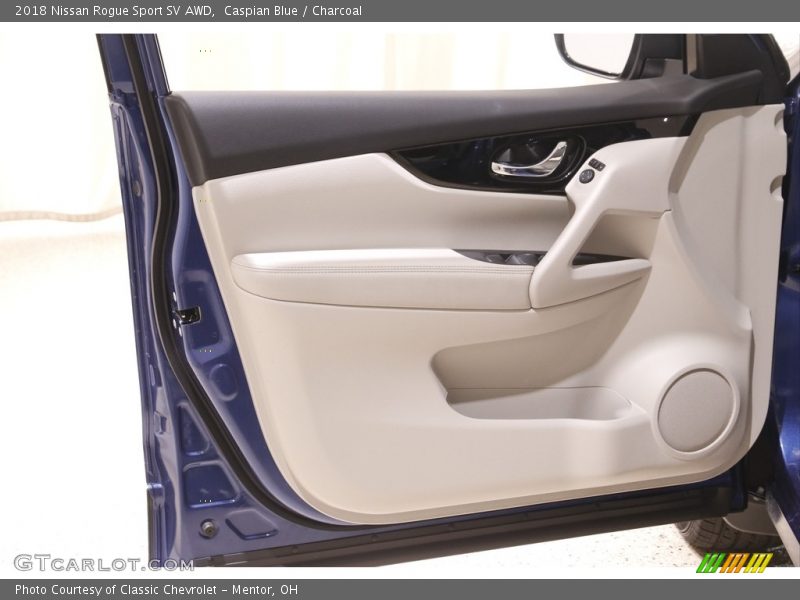Caspian Blue / Charcoal 2018 Nissan Rogue Sport SV AWD