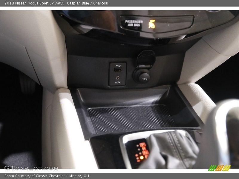 Caspian Blue / Charcoal 2018 Nissan Rogue Sport SV AWD