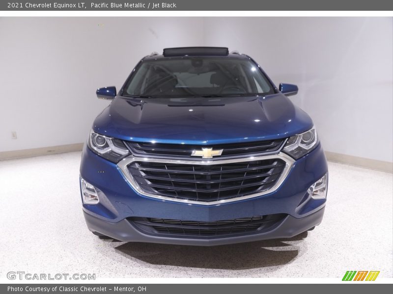 Pacific Blue Metallic / Jet Black 2021 Chevrolet Equinox LT