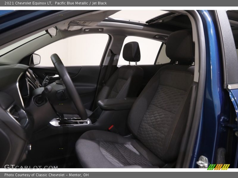 Pacific Blue Metallic / Jet Black 2021 Chevrolet Equinox LT