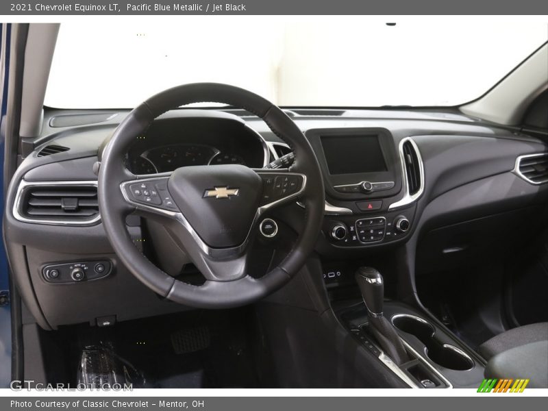 Pacific Blue Metallic / Jet Black 2021 Chevrolet Equinox LT