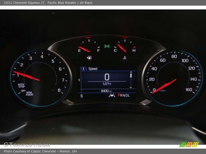 Pacific Blue Metallic / Jet Black 2021 Chevrolet Equinox LT