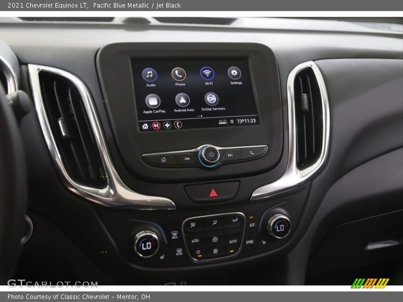 Pacific Blue Metallic / Jet Black 2021 Chevrolet Equinox LT