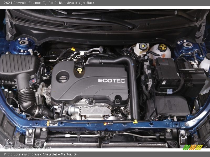 Pacific Blue Metallic / Jet Black 2021 Chevrolet Equinox LT