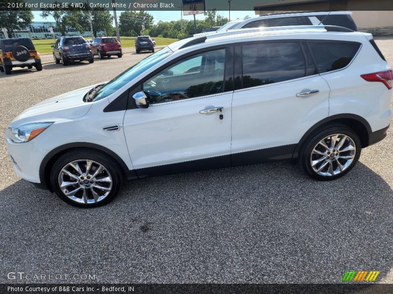 Oxford White / Charcoal Black 2016 Ford Escape SE 4WD