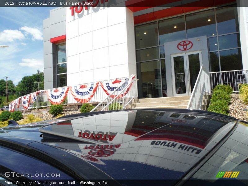 Blue Flame / Black 2019 Toyota RAV4 XLE AWD