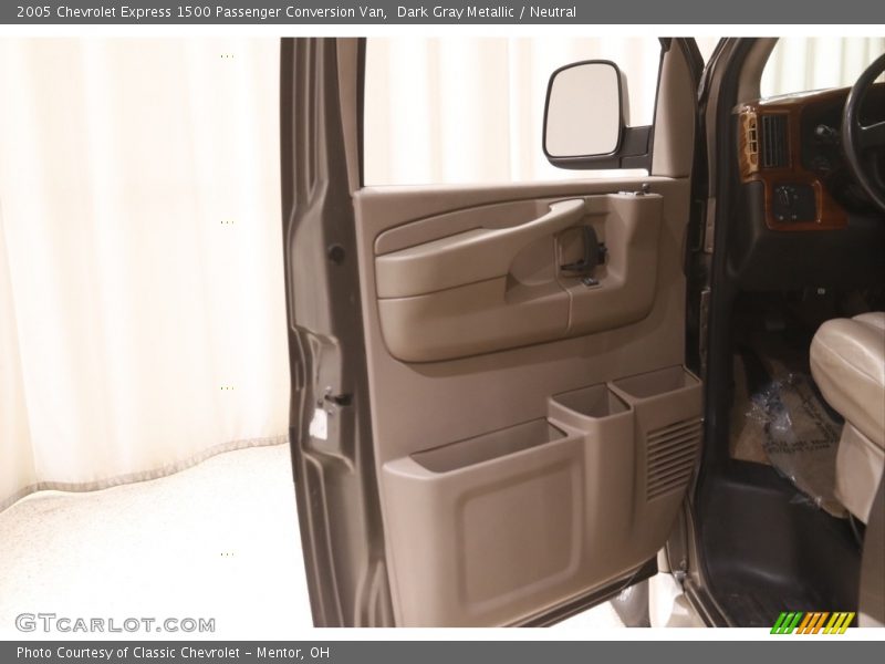 Dark Gray Metallic / Neutral 2005 Chevrolet Express 1500 Passenger Conversion Van
