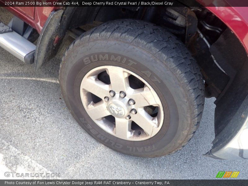 Deep Cherry Red Crystal Pearl / Black/Diesel Gray 2014 Ram 2500 Big Horn Crew Cab 4x4