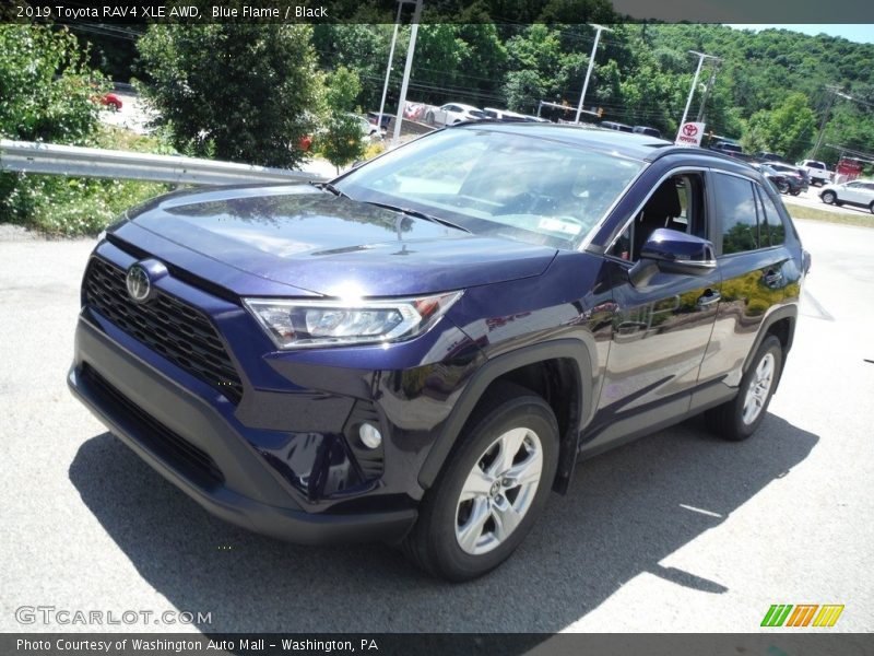 Blue Flame / Black 2019 Toyota RAV4 XLE AWD